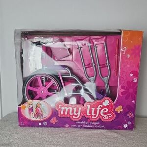 My Life As Pink Wheelchair Playset